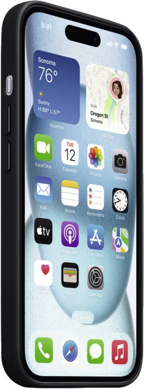 iPhone 15 Feingewebe Case mit MagSafe