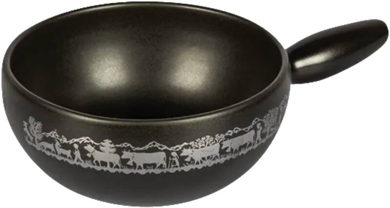Käsefonduecaquelon Alpaufzug, 21cm