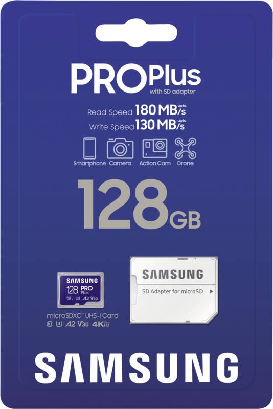 PRO Plus (2023) 128GB microSD inkl. SD Adapter