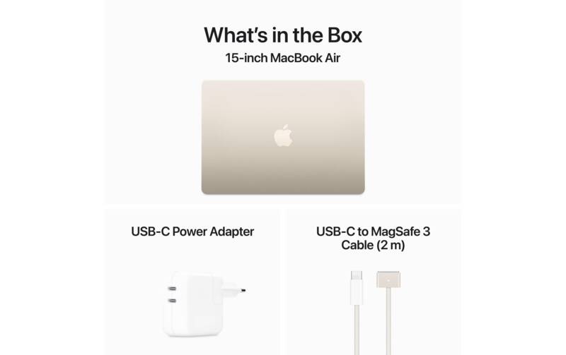 MacBook Air 15, M3/8-Core CPU/10-Core GPU/512GB SSD/16RAM CH