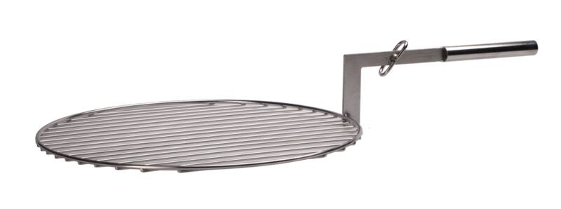 Grillrost "Beta" rund, mit Inox-Handgriff, Ø 42 cm