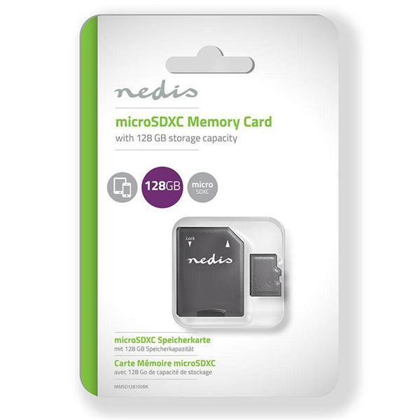 Speicherkarte | microSDXC | 128 GB | Schreibegeschwindigkeit: 90 MB/s | Lesegeschwindigkeit: 45 MB/s | UHS-I | SD Adapter enthalten - handy.ch