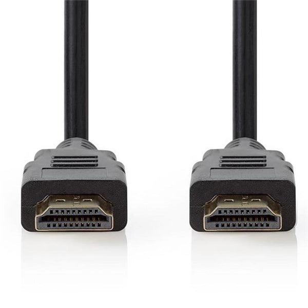 Premium High Speed ??HDMI  Kabel mit Ethernet | HDMI Stecker | HDMI Stecker | 4K@60Hz | 18 Gbps | 2.00 m | Rund | PVC | Schwarz | Plastikbeutel - handy.ch