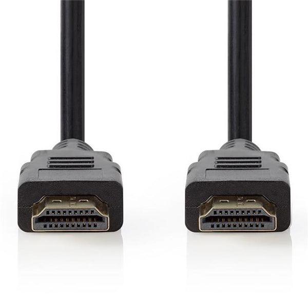 Premium High Speed ??HDMI  Kabel mit Ethernet | HDMI Stecker | HDMI Stecker | 4K@60Hz | 18 Gbps | 5.00 m | Rund | PVC | Schwarz | Plastikbeutel - handy.ch