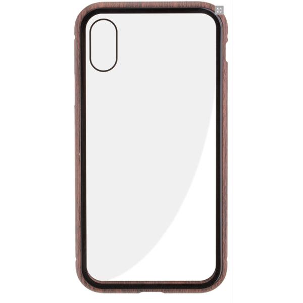 iPhone XS Magnet wood br - handy.ch