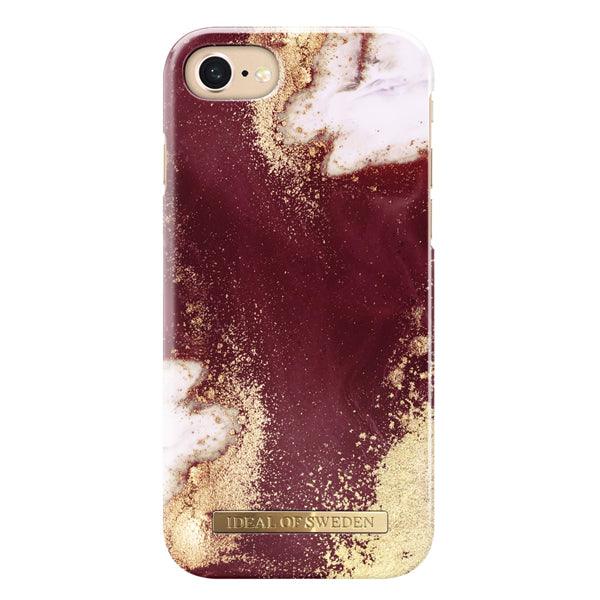 iPhone SE2020/8/7/6s/6 Golden Burgundy Marble - handy.ch