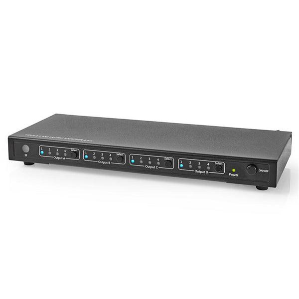 HDMI-Matrix | 4-zu-4-Port - 4x HDMI-Eingang | 4x HDMI-Ausgang RS232 + Ethernet | 4K bei 60 Hz - handy.ch