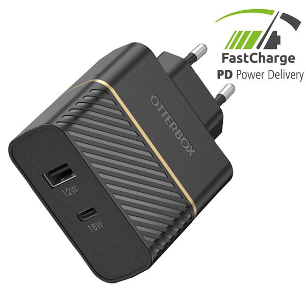 Charger 100-240V 30W PD schwarz 1xUSB-C/USB-A - handy.ch