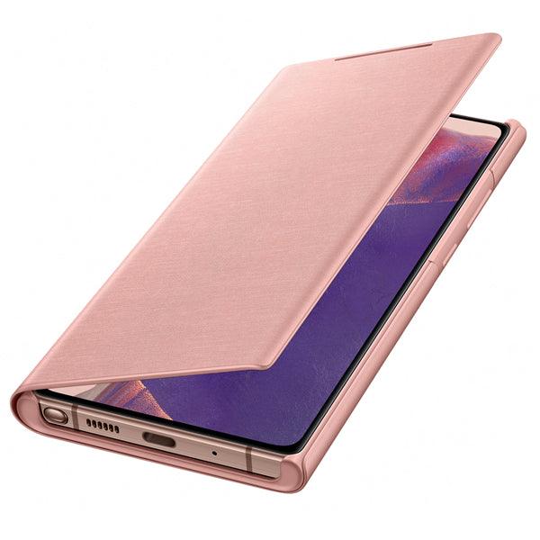 Galaxy Note20 Book-Cover mit LED-Anzeige pink - handy.ch