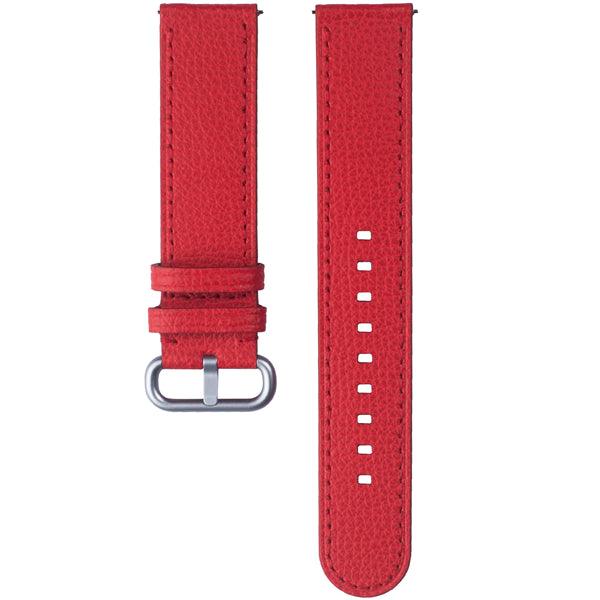 Smartwatch 20mm Lederarmband rot - handy.ch