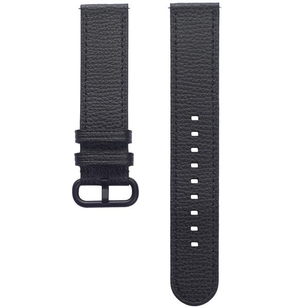 Smartwatch 20mm Lederarmband schwarz - handy.ch