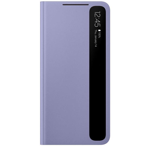 Galaxy S21 Smart Clear View Cover violet - handy.ch