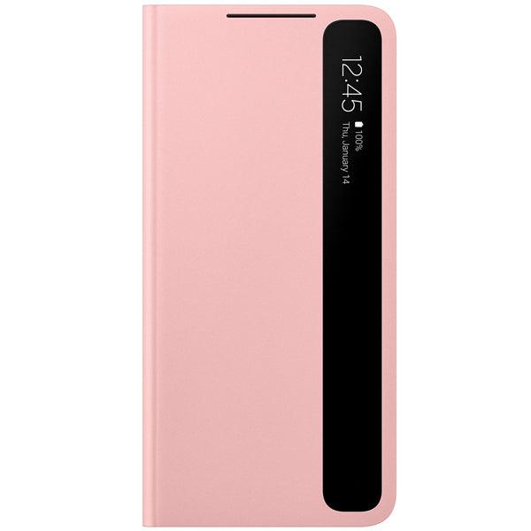 Galaxy S21+ Smart Clear View Cover pink - handy.ch