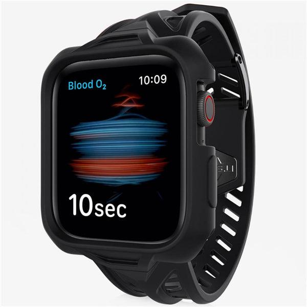 Apple Watch 42/44mm SPECTRUM CLEAR Strap+Cover schwarz - handy.ch