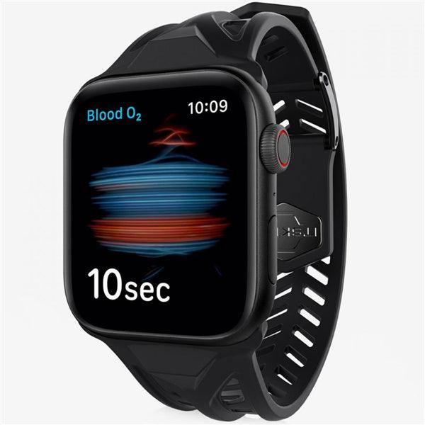 Apple Watch 42/44mm SPECTRUM CLEAR Strap schwarz - handy.ch