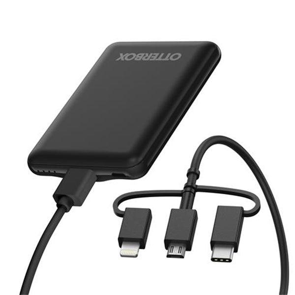 Powerbank 5Ah 10W + 3-1 Cable schwarz - handy.ch