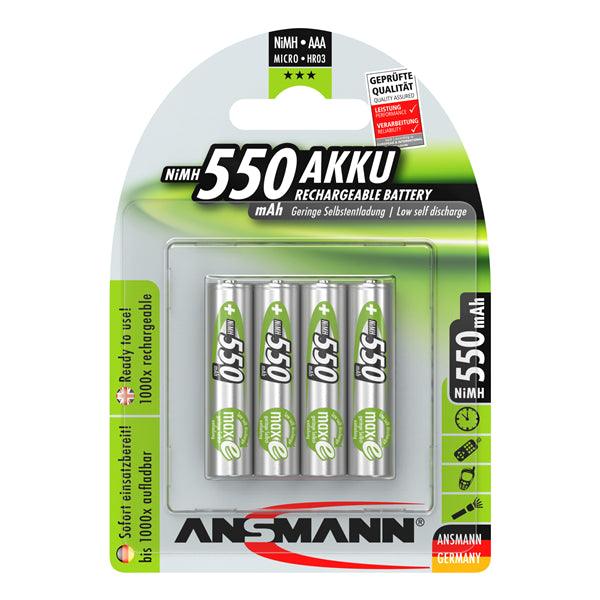 NiMH-Akku AAA 1.2V 550mAh 4er-Blister - handy.ch