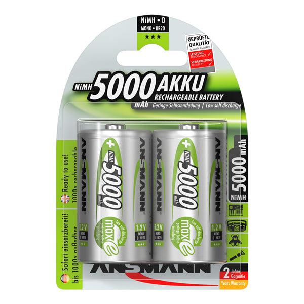 NiMH-Akku D 1.2V 5000Ah 2er-Blister - handy.ch