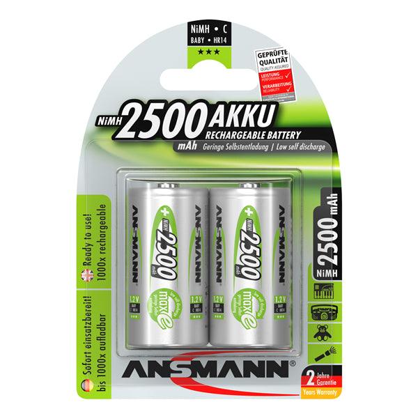 NiMH-Akku C 1.2V 2500mAh 2er-Blister - handy.ch