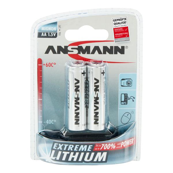 Lithium-Batterie AA 1.5V 2er-Blister - handy.ch