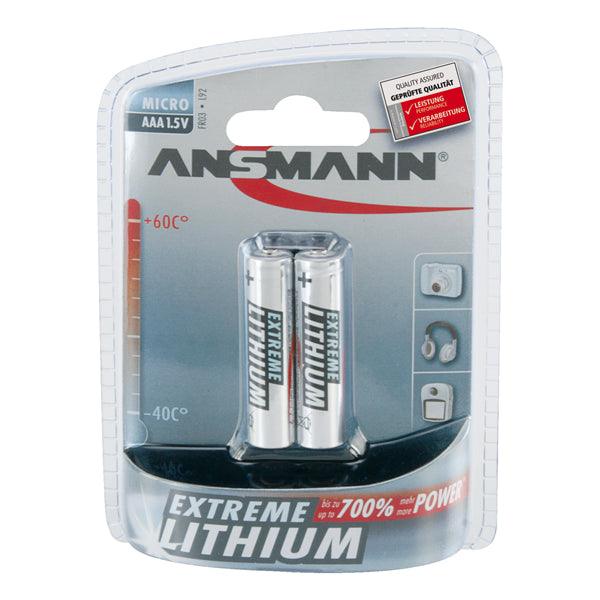 Lithium-Batterie AAA 1.5V 2er-Blister - handy.ch