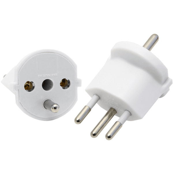 Schuko Kupplung -> CH Stecker 3 Pol Fix ws - handy.ch