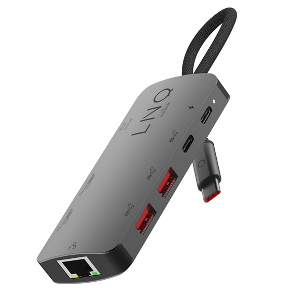 LINQ 8in1 8K PRO USB-C Multiport Hub - handy.ch