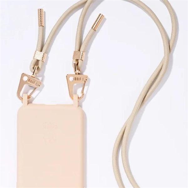 Kordel Tokyo beige/goldene Karabiner - handy.ch