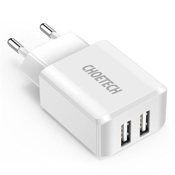 Charger 100-240V 2Ah 2xUSB-A ws - handy.ch