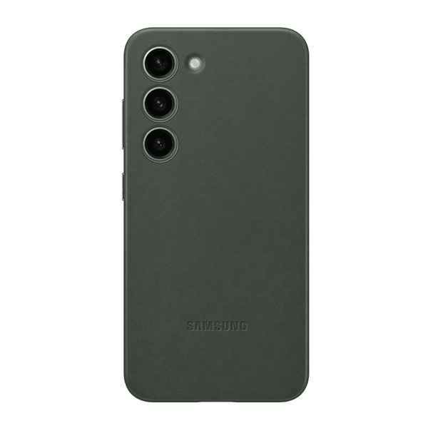 Galaxy S23 Leather Case grün