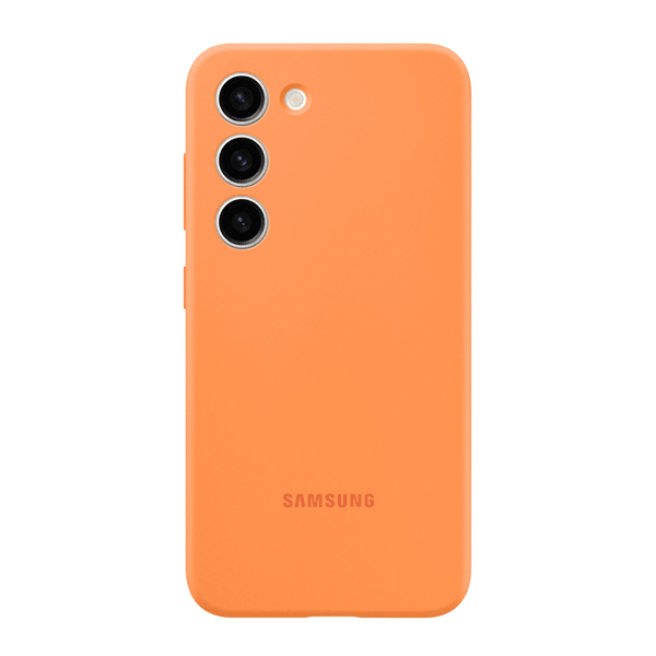 Galaxy S23 Silicone Case orange