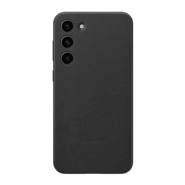 Galaxy S23+ Leather Case schwarz