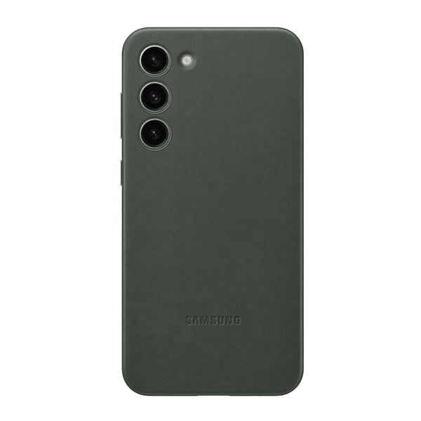 Galaxy S23+ Leather Case grün