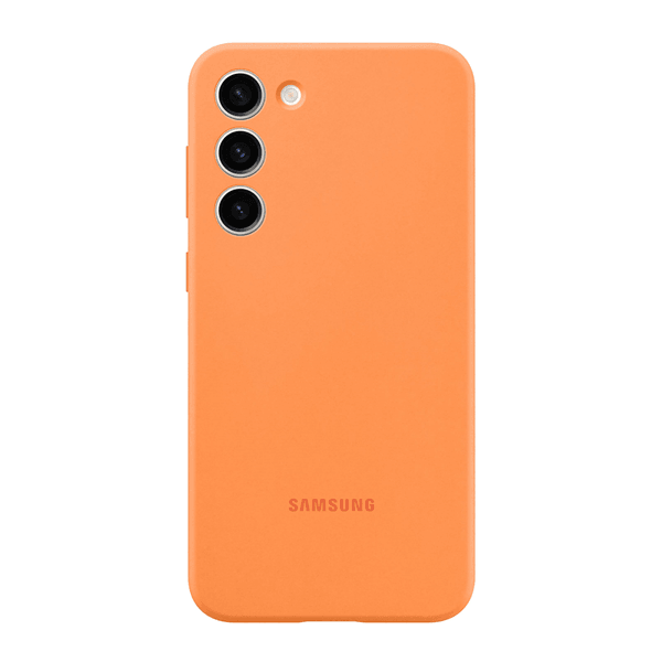 Galaxy S23+ Silicone Case orange - handy.ch