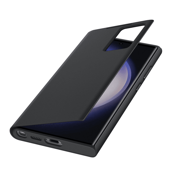 Galaxy S23 Ultra Smart View Wallet Case schwarz