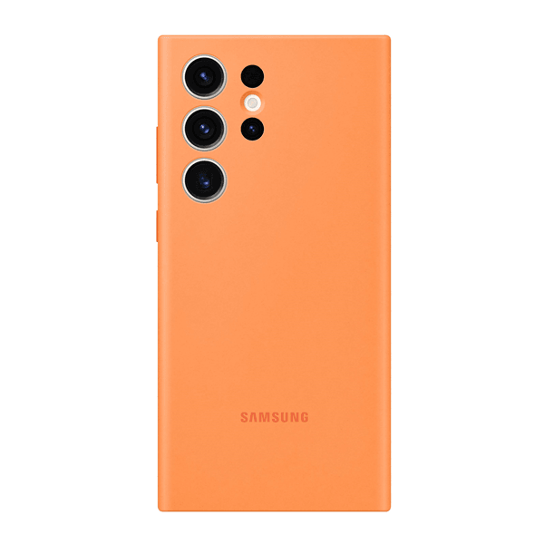 Galaxy S23 Ultra Silicone Case orange - handy.ch