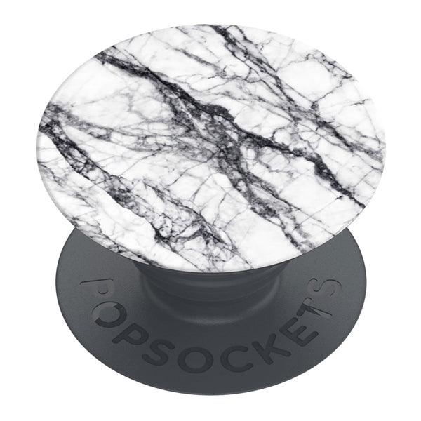 PopGrip Basic White Stone Marble - handy.ch