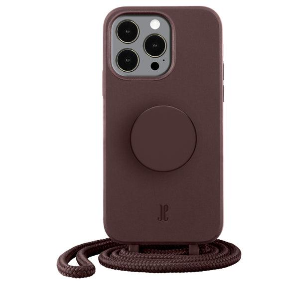 iPhone 13 Pro Max Necklace PopSockets Cover trüffel