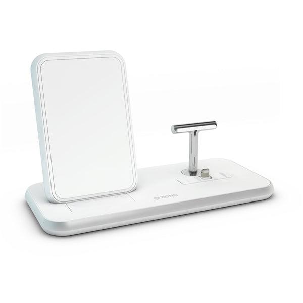 Dual Wireless Charger + Dock weiss - handy.ch