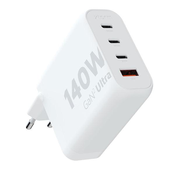 Charger 100-240V 140W PD weiss 3x USB-C / 1x USB-A - handy.ch