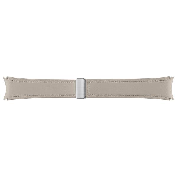 Universal 20mm L D-Buckle Hybrid Eco-Leather Band etoupe - handy.ch