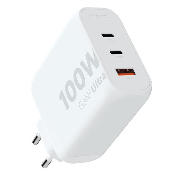 Charger 100-240V 100W PD weiss 2x USB-C / 1x USB-A - handy.ch