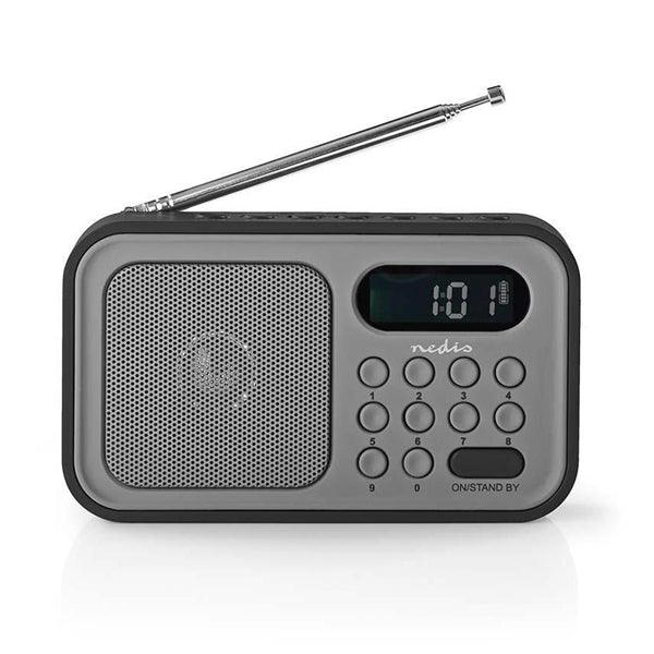 FM-Radio | Tragbare Ausführung | FM | Batteriebetrieben / Netzstromversorgung | Digital | 2.1 W | Monitorgrösse: 1.2 " | Scharz-weiss Monitor | Kopfhörerausgang | Wecker | Sleep Timer | Grau / Schwarz - handy.ch