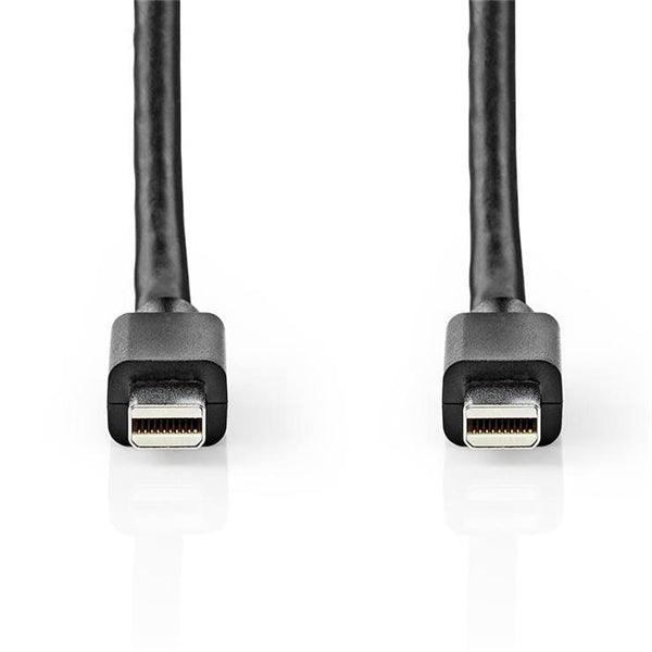 Mini Displayport-Kabel | DisplayPort 1.4 | Mini DisplayPort Stecker | Mini DisplayPort Stecker | 48 Gbps | Vernickelt | 2.00 m | Rund | PVC | Schwarz | Plastikbeutel - handy.ch