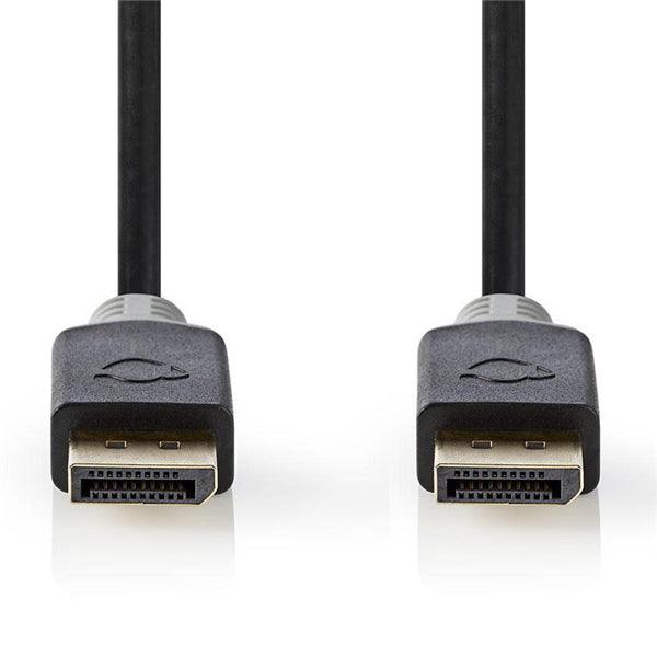 Displayport-Kabel | DisplayPort Stecker | DisplayPort Stecker | 8K@60Hz | Vergoldet | 2.00 m | Rund | PVC | Anthrazit / Grau | Box - handy.ch