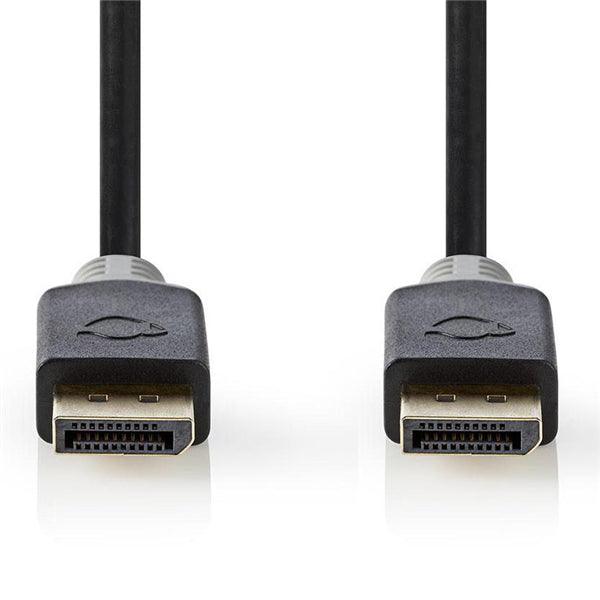 Displayport-Kabel | DisplayPort Stecker | DisplayPort Stecker | 8K@60Hz | Vergoldet | 3.00 m | Rund | PVC | Anthrazit / Grau | Box - handy.ch