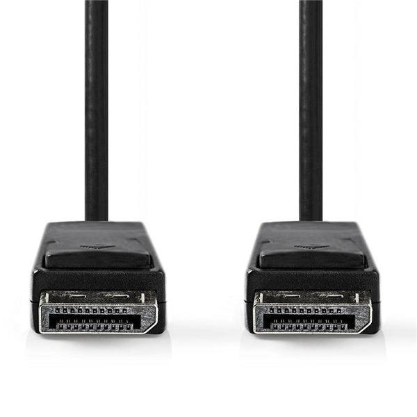Displayport-Kabel | DisplayPort Stecker | DisplayPort Stecker | 8K@60Hz | Vernickelt | 2.00 m | Rund | PVC | Schwarz | Plastikbeutel - handy.ch
