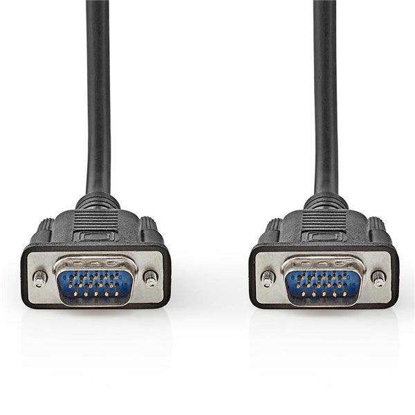 VGA-Kabel | VGA Stecker | VGA Stecker | Vernickelt | Maximale Auflösung: 1024x768 | 3.00 m | Rund | ABS | Schwarz | Aufhänger - handy.ch