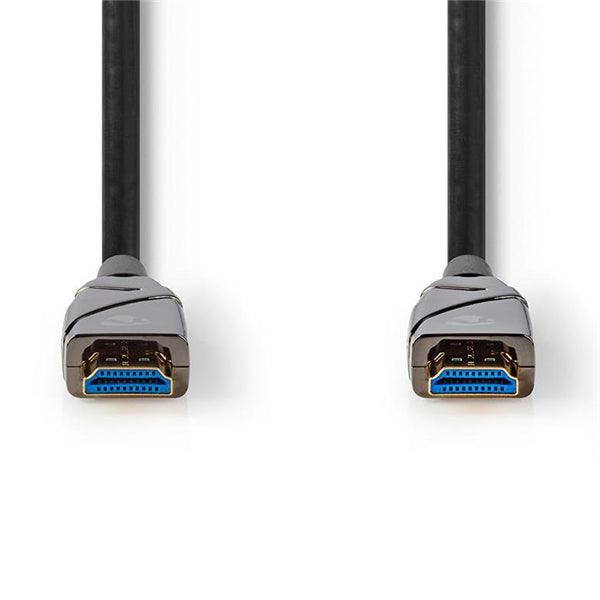 Aktive optische High Speed ??HDMI-Kabel mit Ethernet | HDMI Stecker | HDMI Stecker | 4K@60Hz | 18 Gbps | 10.0 m | Rund | PVC | Schwarz | Kartonverpackung - handy.ch