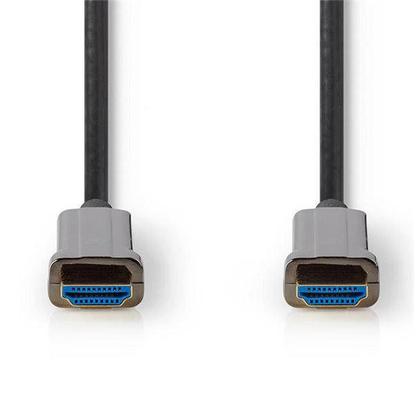 Aktive Optische Ultra High Speed ??HDMI-Kabel mit Ethernet | HDMI Stecker | HDMI Stecker | 8K@60Hz | 48 Gbps | 100.0 m | Rund | PVC | Schwarz | Kartonverpackung - handy.ch